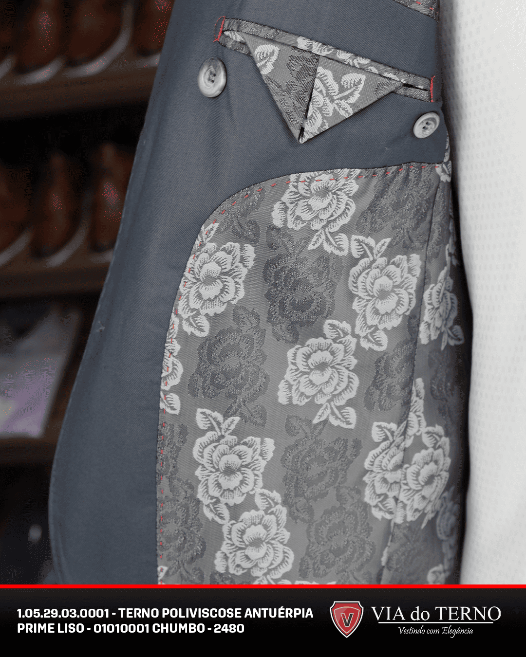 04 terno slim poliviscose chumbo prime