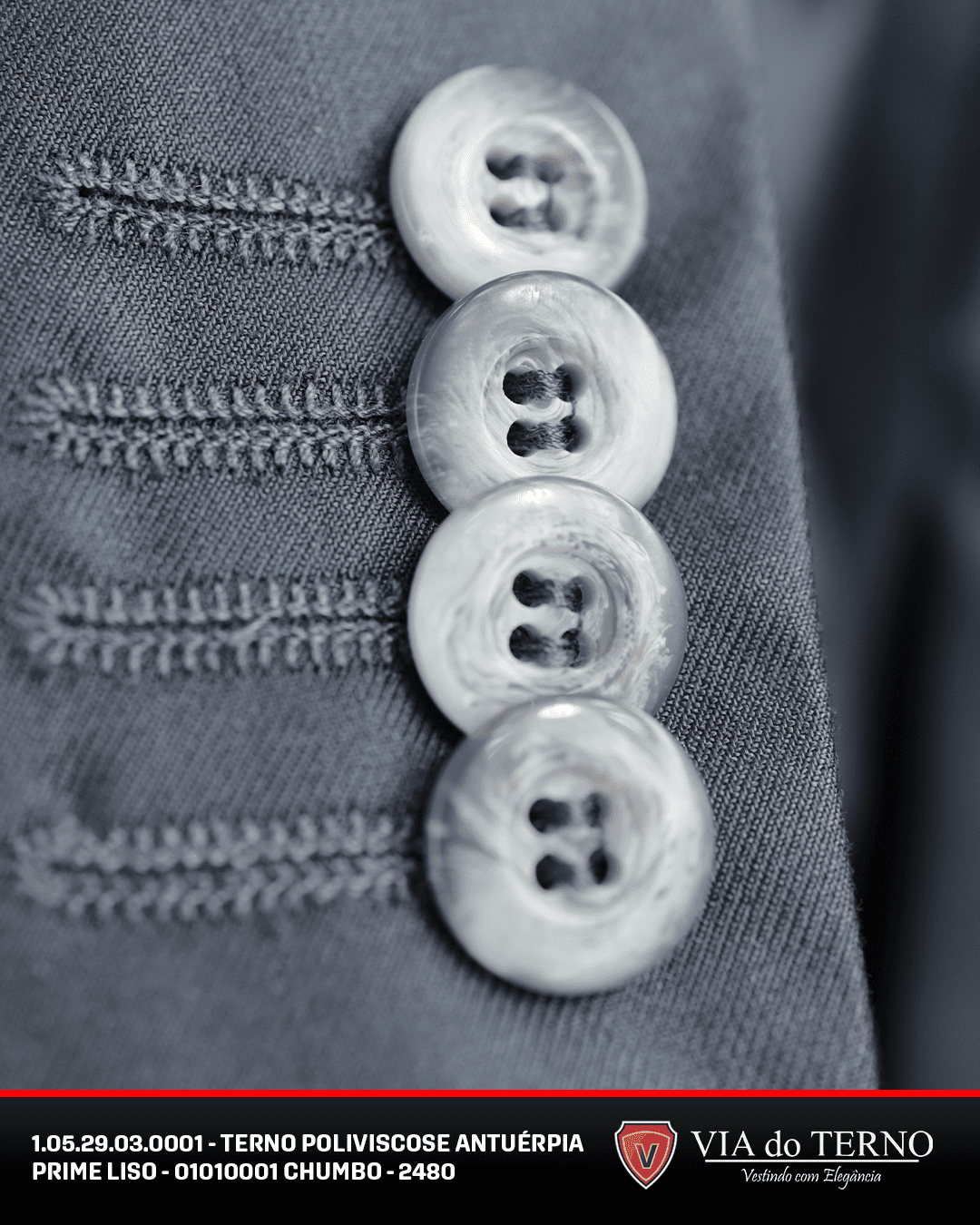 05 terno slim poliviscose chumbo prime