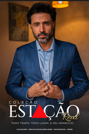 Terno Slim Poliviscose - Xadrez Prime