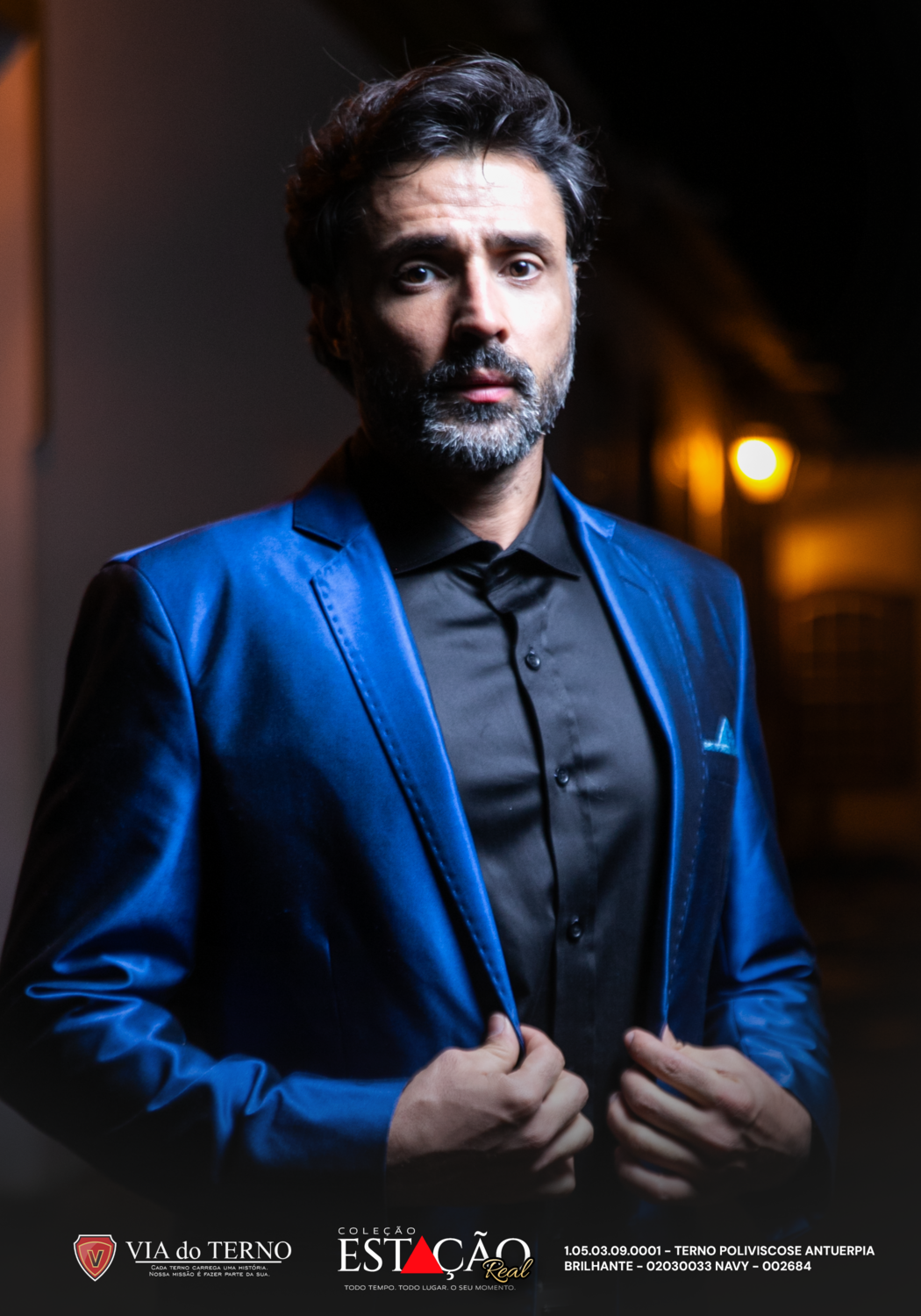 19 terno slim poliviscose azul navy