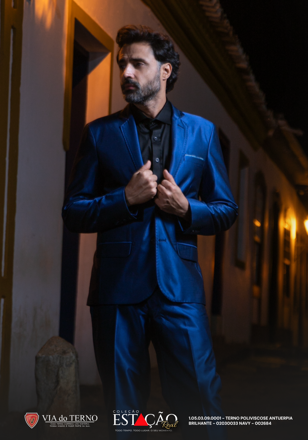 22 terno slim poliviscose azul navy