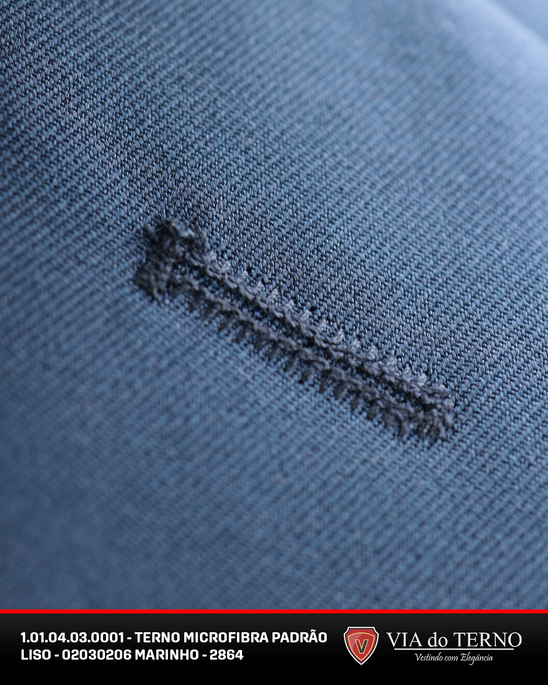 04 terno slim microfibra azul marinho liso