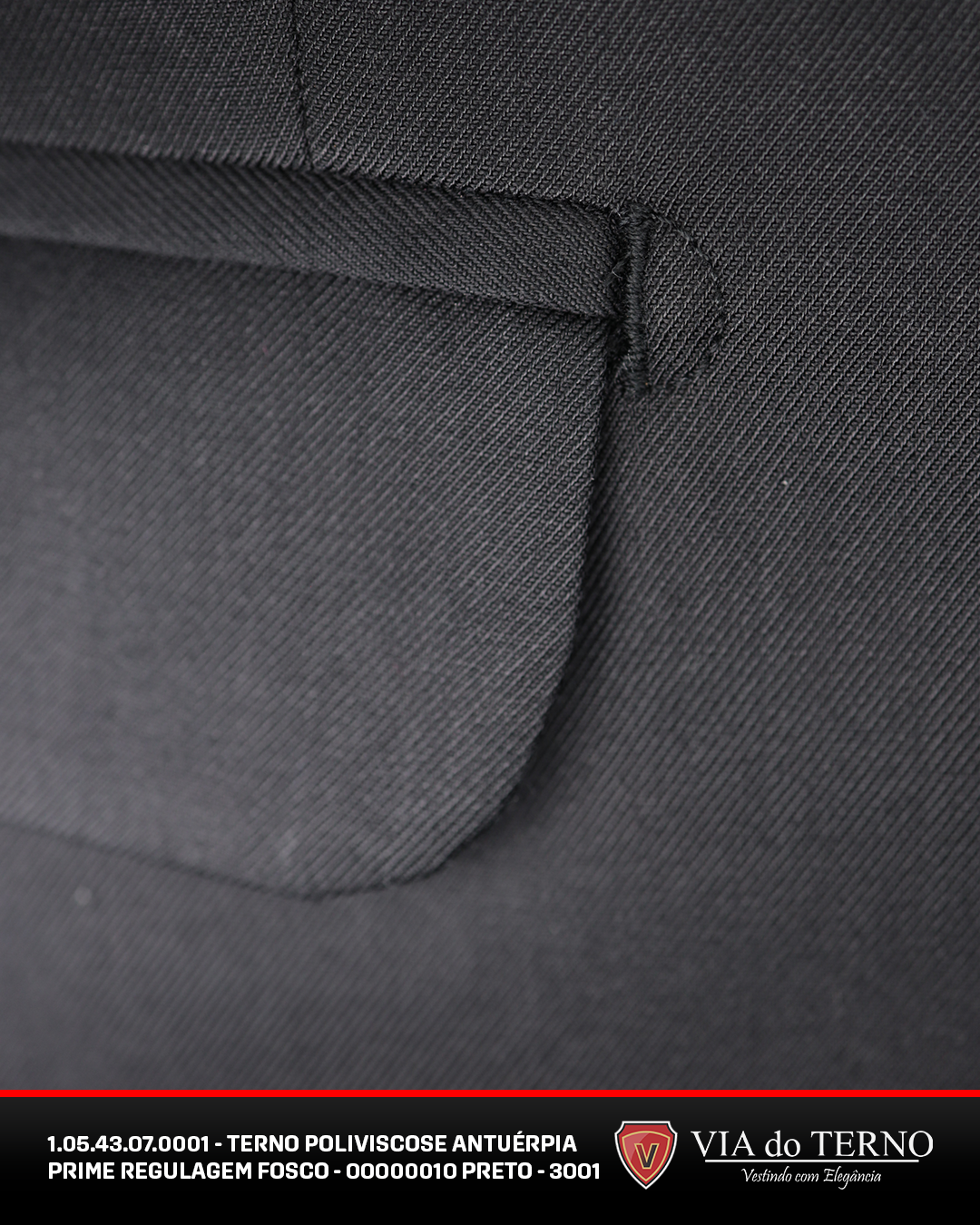 04 terno slim poliviscose preto fosco calca c regulagem