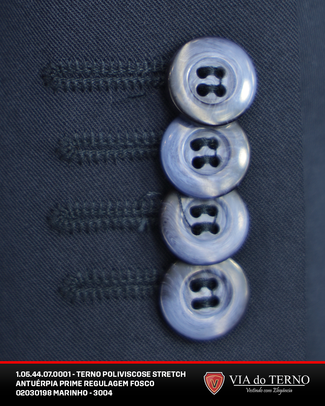 02 terno slim poliviscose azul marinho calca c regulagem