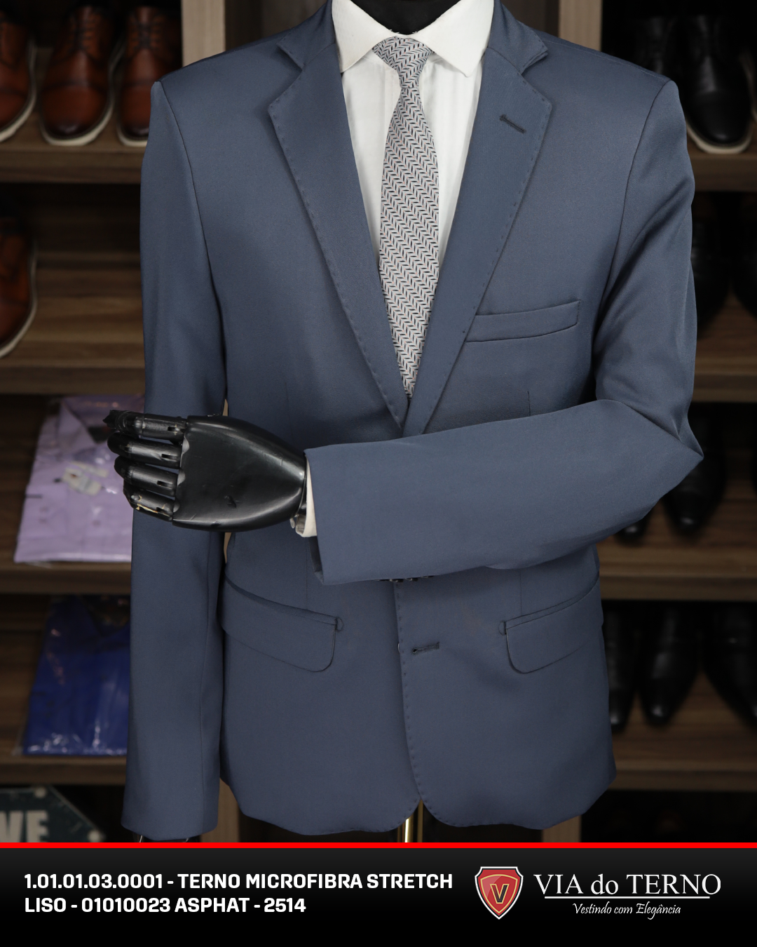 01 terno slim asphat microfibra