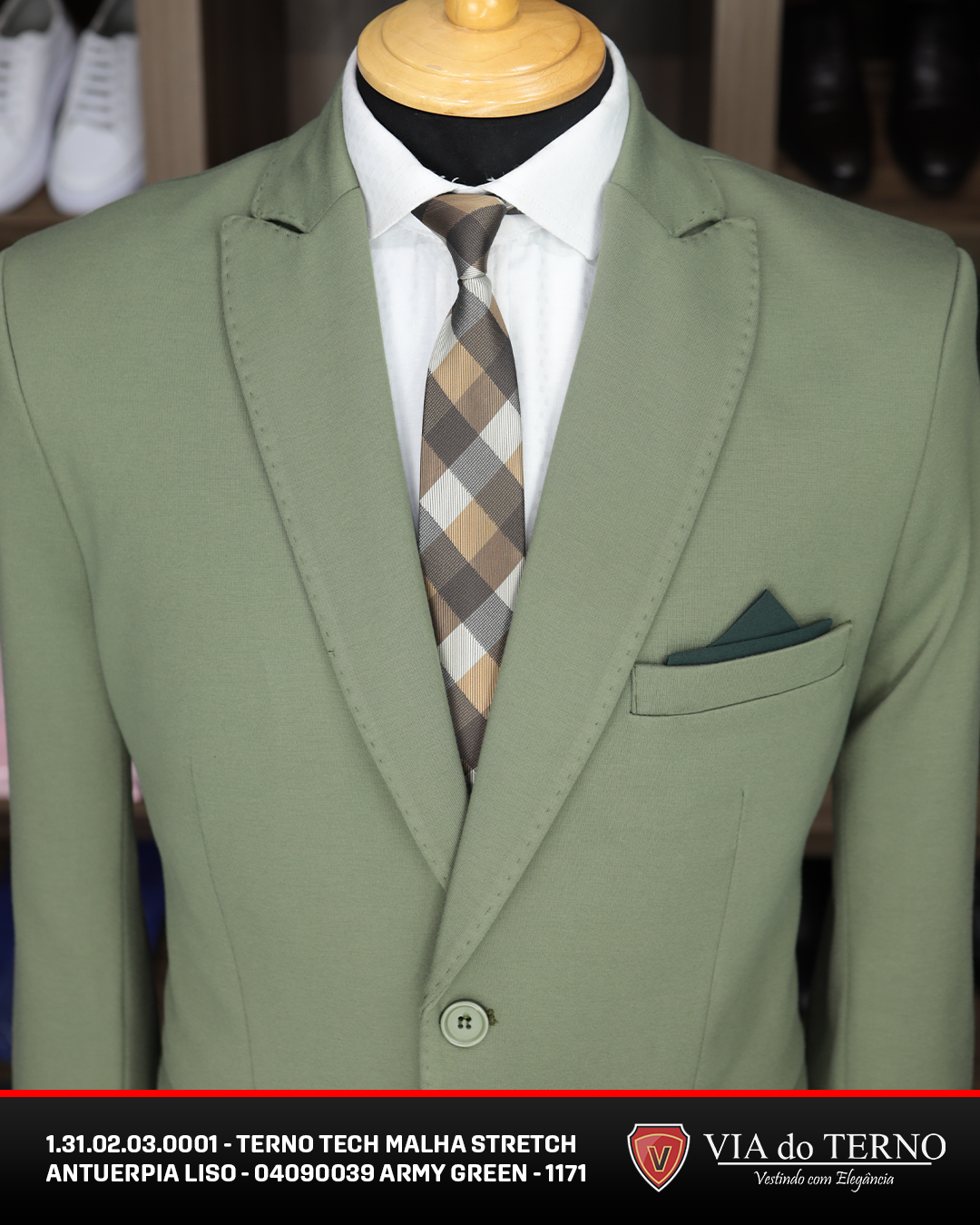 02 terno tech malha verde army