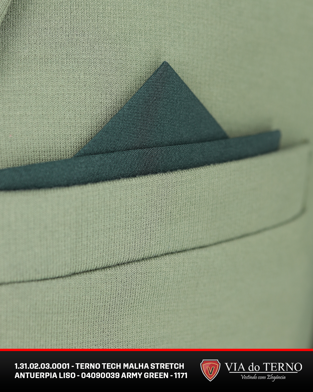 05 terno tech malha verde army