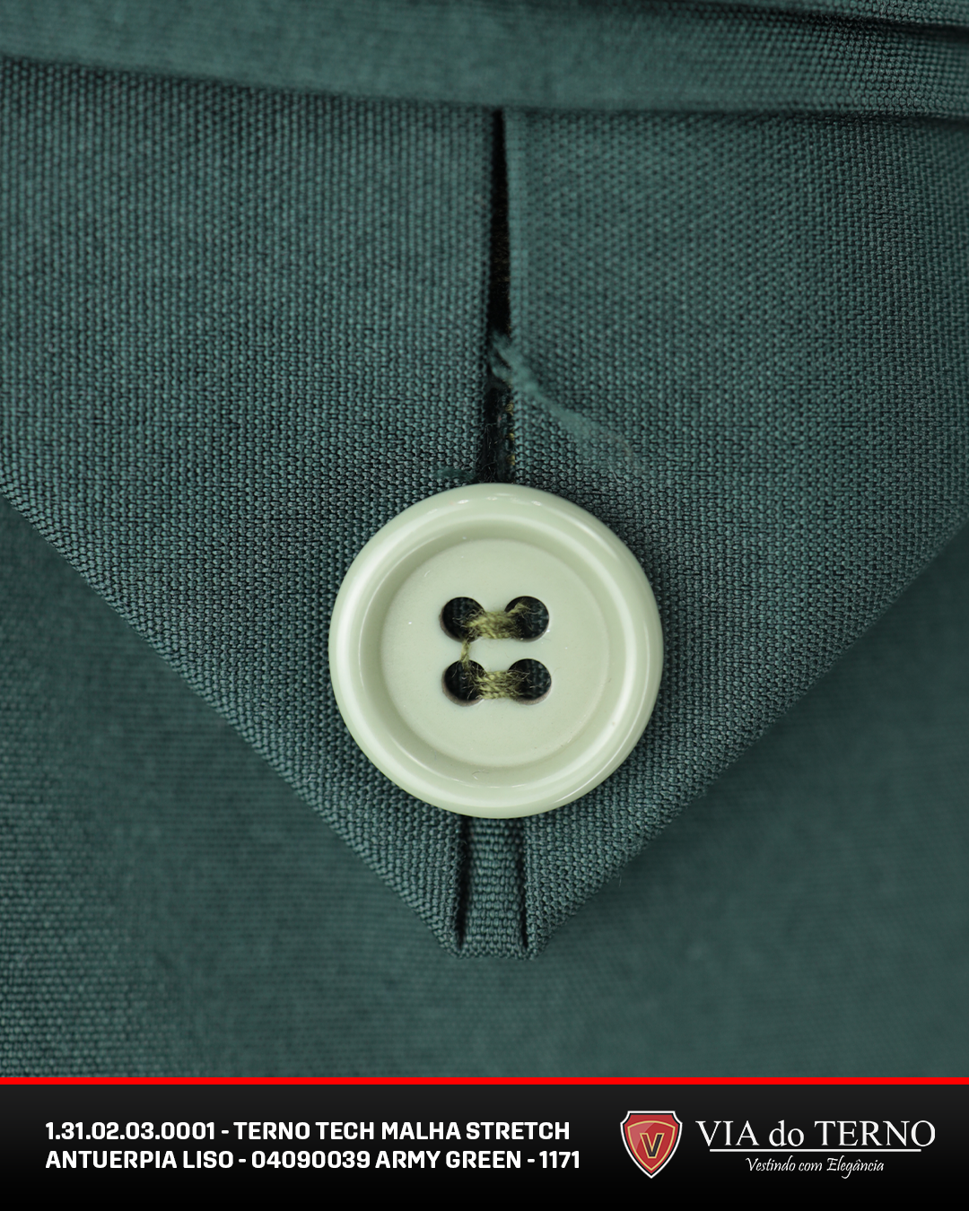11 terno tech malha verde army