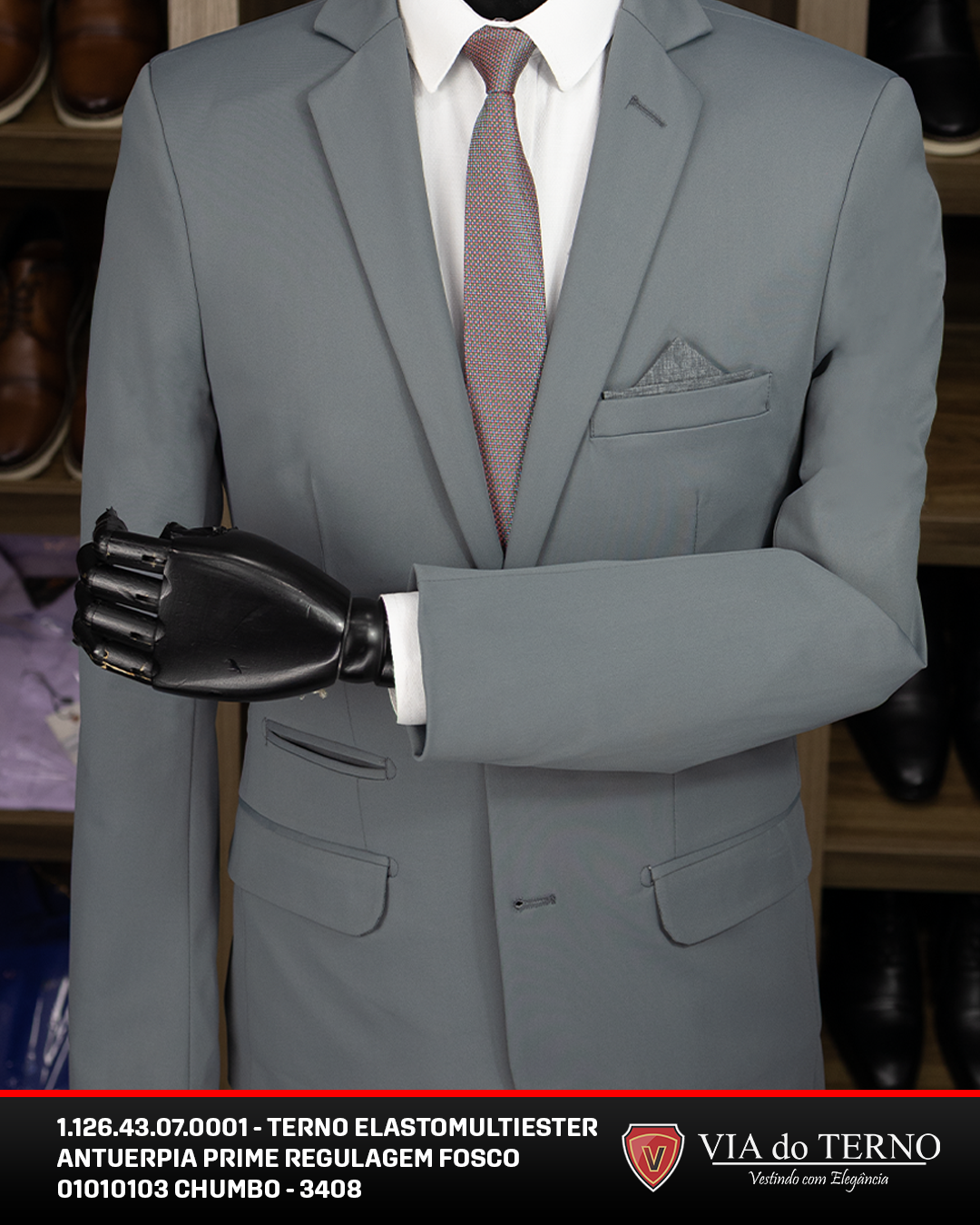 01 terno prime fit elasto multiester chumbo classic