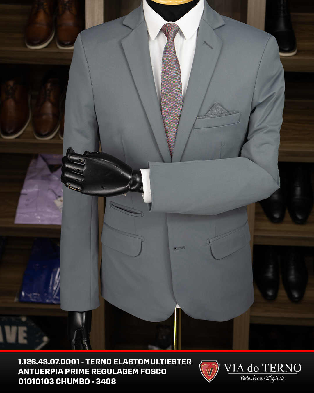 05 terno prime fit elasto multiester chumbo classic