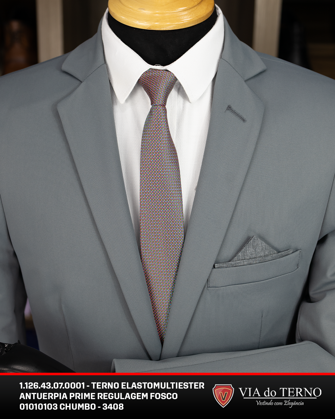 06 terno prime fit elasto multiester chumbo classic