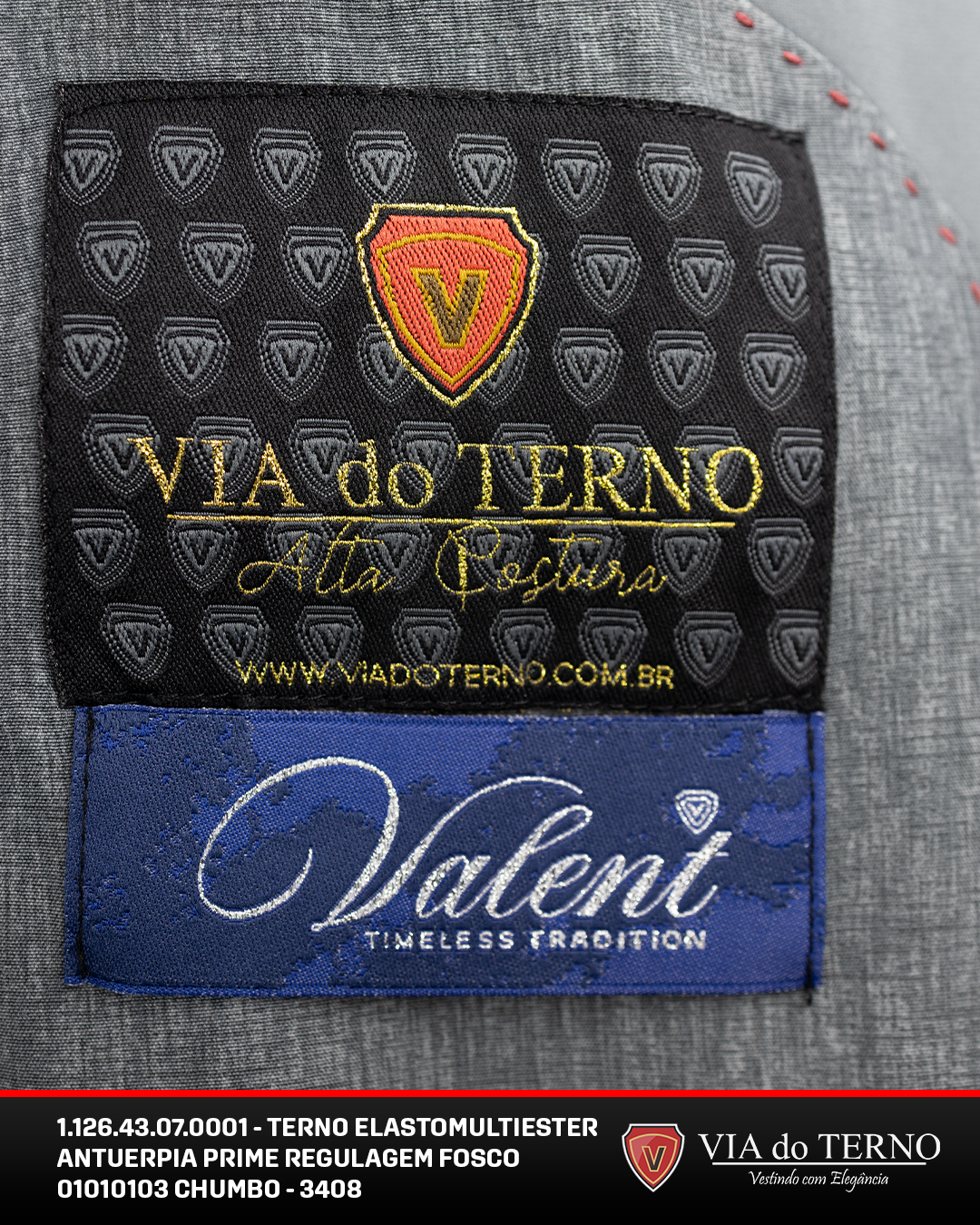 07 terno prime fit elasto multiester chumbo classic