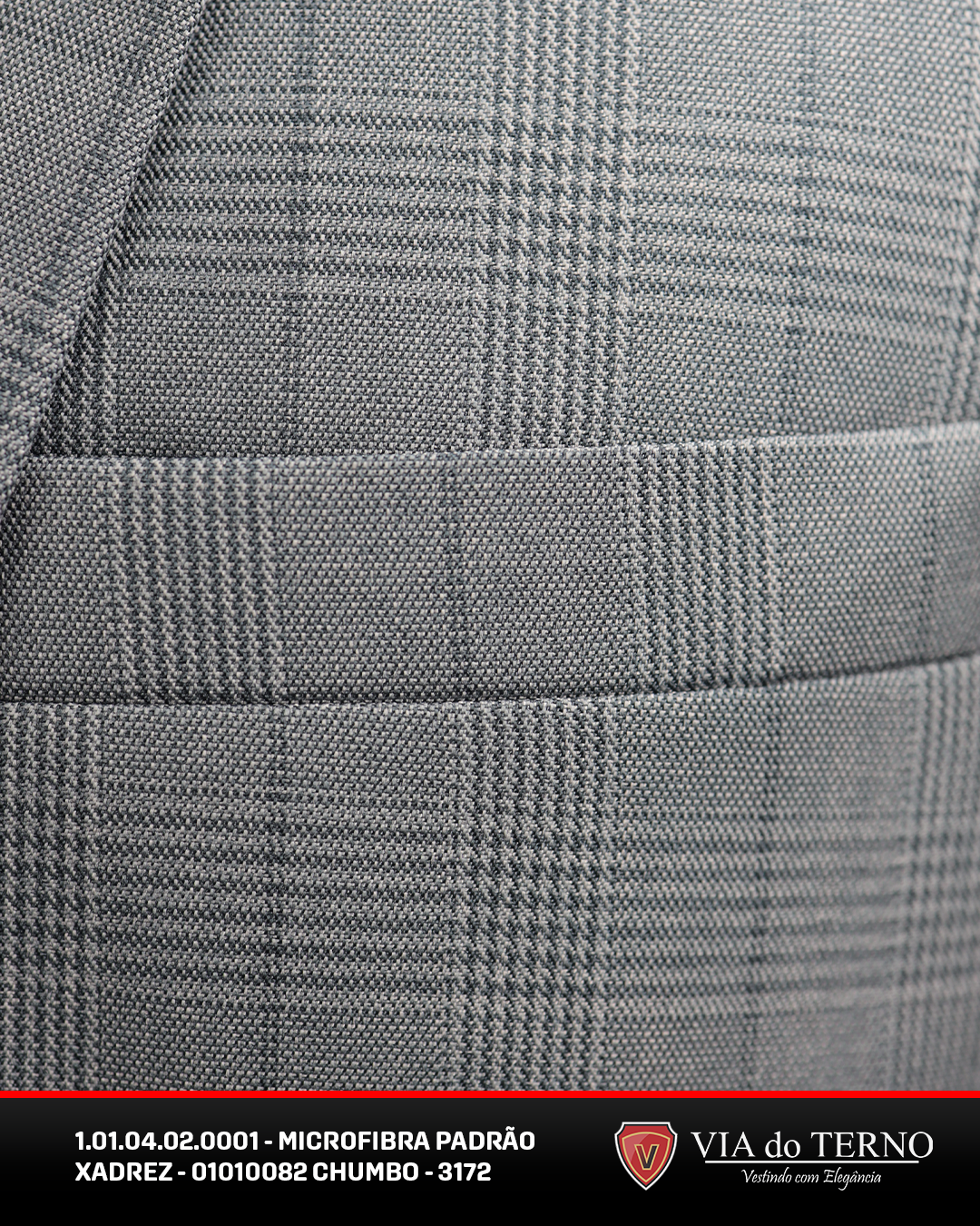 02 terno slim comfort chumbo microfibra