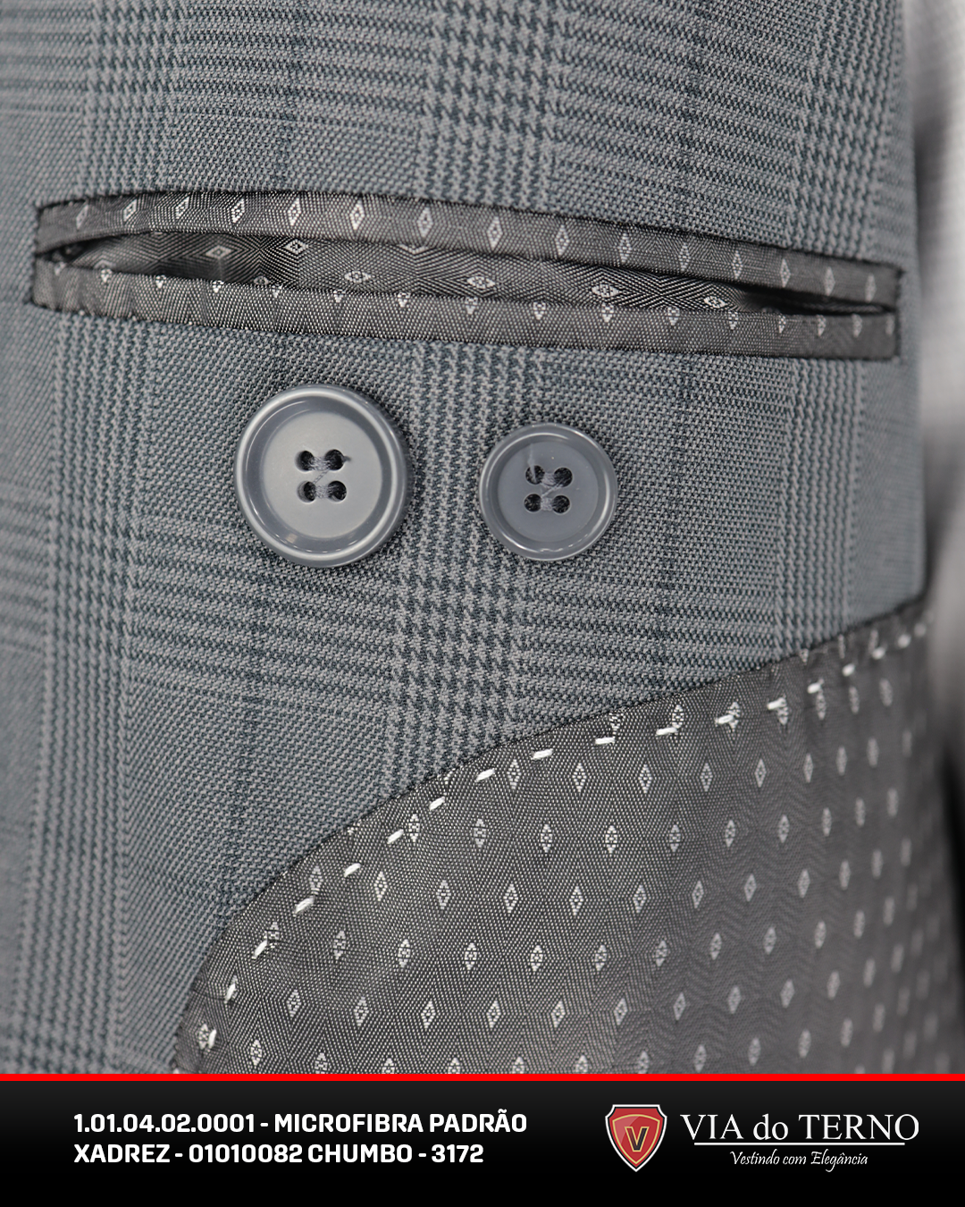 08 terno slim comfort chumbo microfibra