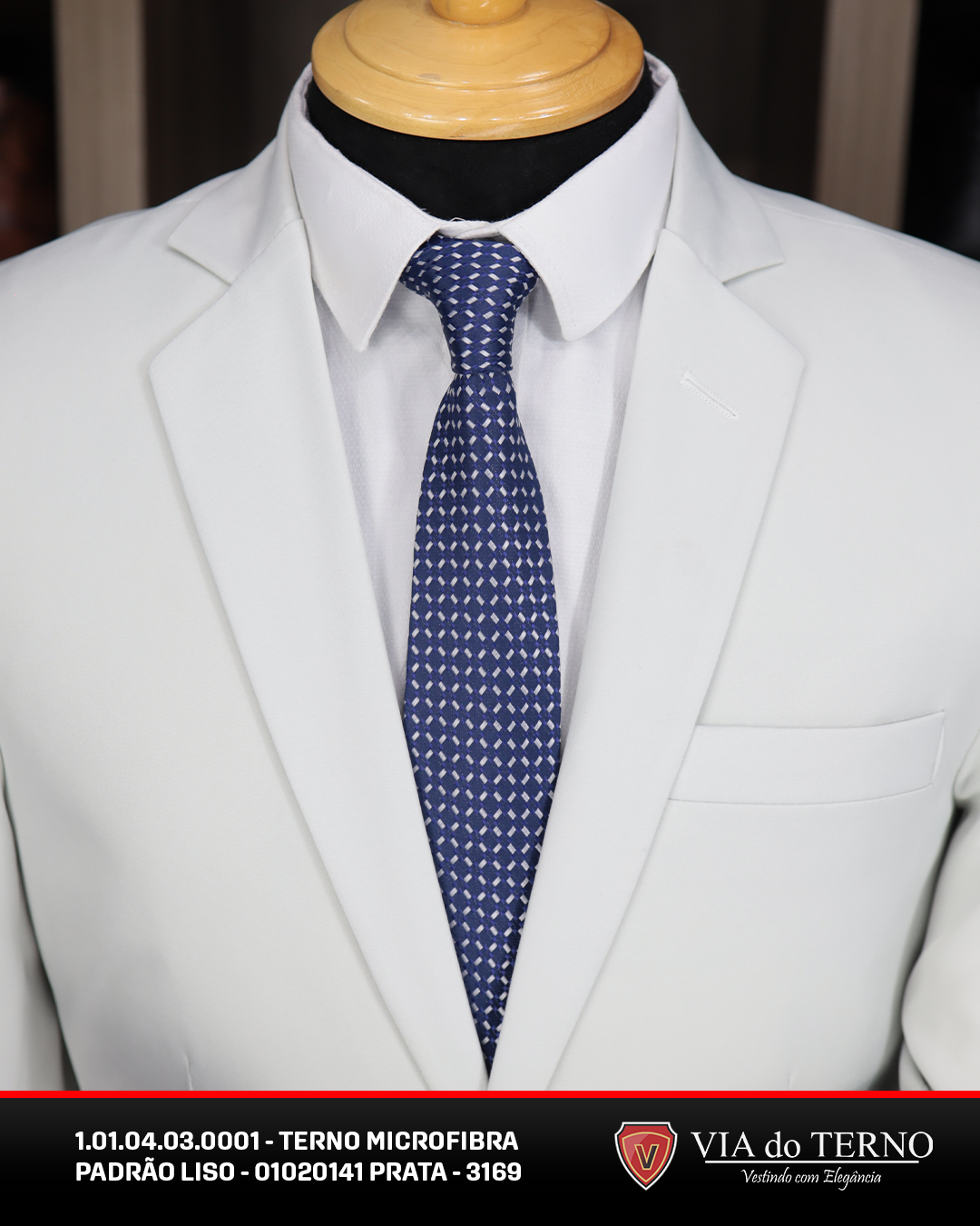 04 terno slim comfort prata microfibra