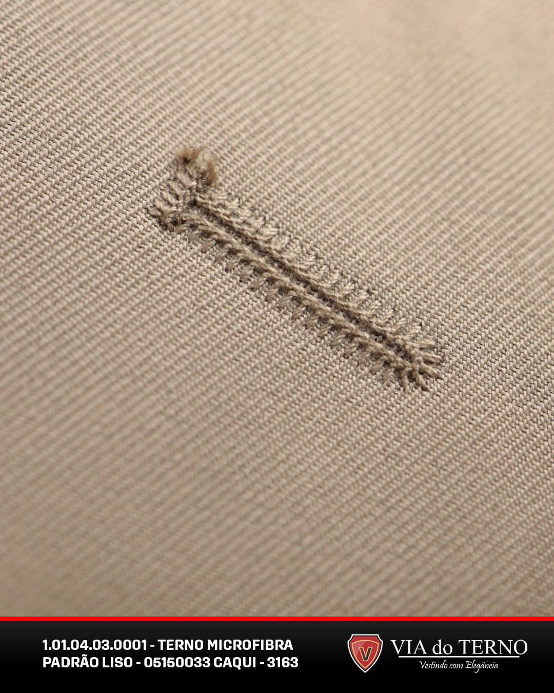 02 terno slim comfort caqui microfibra