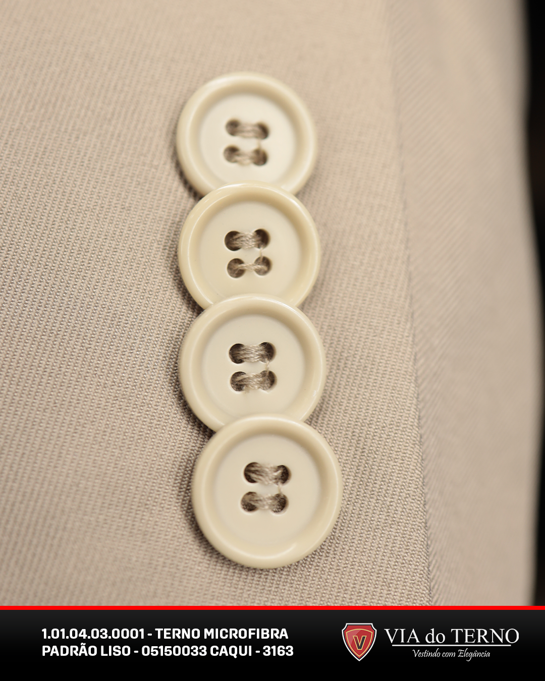 05 terno slim comfort caqui microfibra