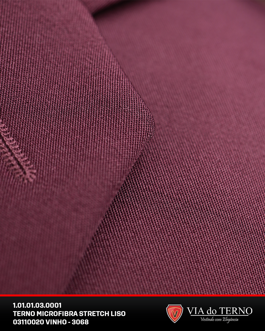 04 terno slim stretch vinho microfibra