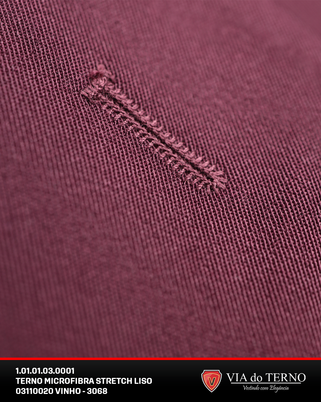 06 terno slim stretch vinho microfibra