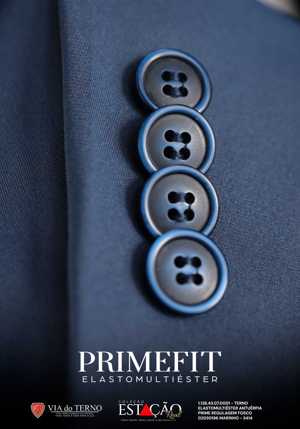 07 terno prime fit elasto multiester azul marinho calca c regulagem